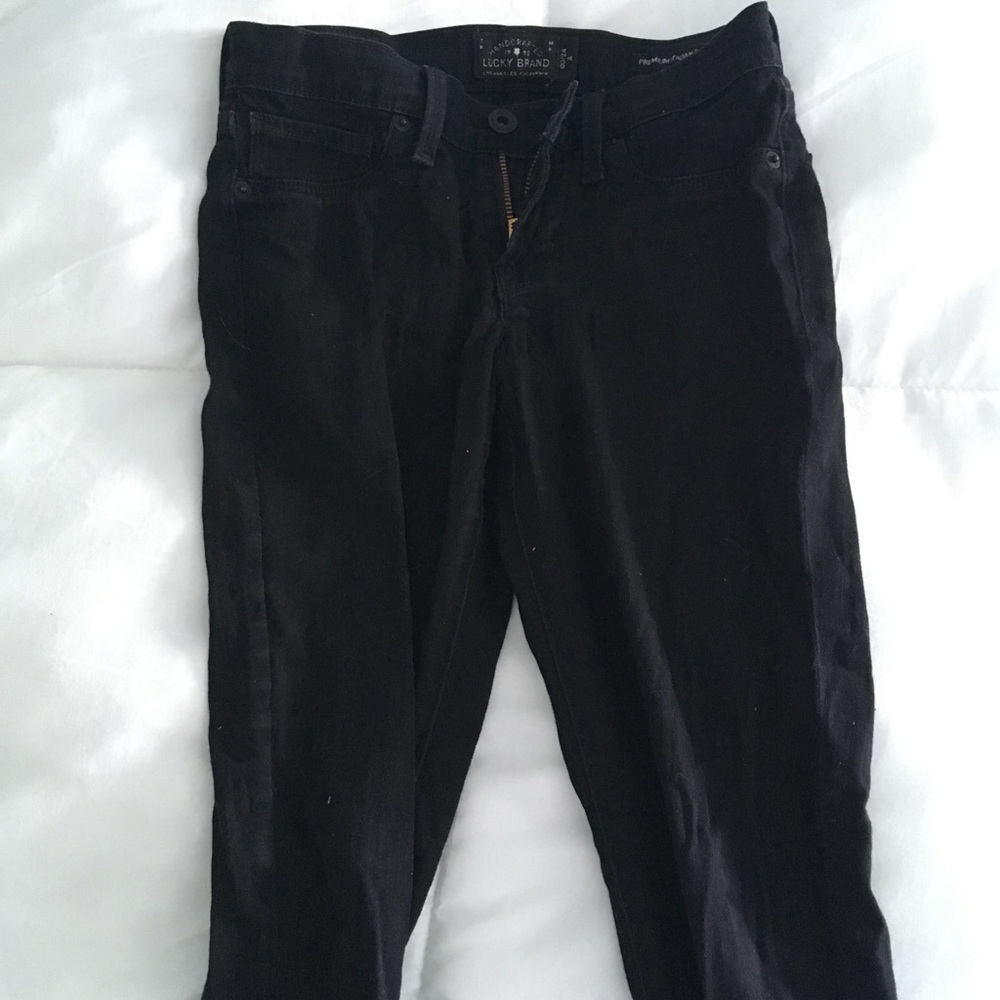 Black skinny jeans- Lucky Brand